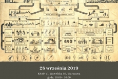 plakat wydarzenia przedstawiający schemat Polskiego państwa Podziemnego oraz informacje organizacyjne